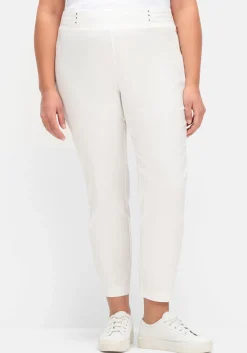 Schmale Bengalin-Schlupfhose mit dekorativem Bund<sheego Sale