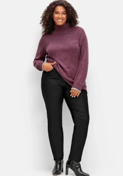 Schmale beschichtete Thermohose, innen angeraut<sheego Outlet