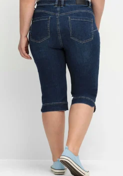 Schmale Caprijeans mit Push-up-Effekt, ultraflexibel<sheego Hot