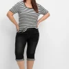 Schmale Caprijeans mit Used-Effekten<sheego Best