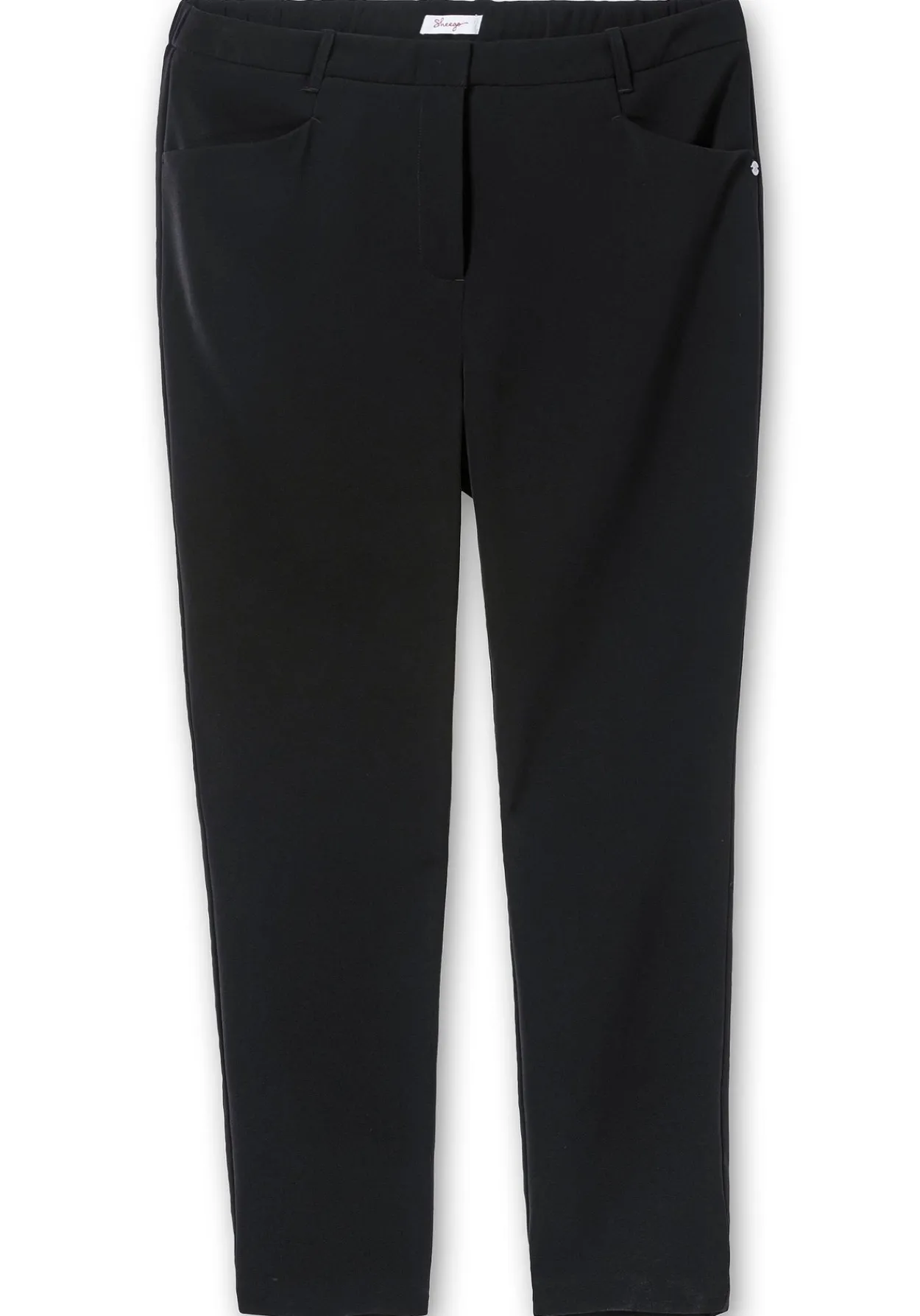 Schmale gepflegte Hose mit Teilgummibund<sheego Hot