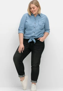 Schmale High-Waist-Jeans in Curvy-Schnitt ANNE<sheego Fashion