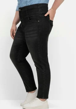 Schmale High-Waist-Jeans in Curvy-Schnitt ANNE<sheego Fashion