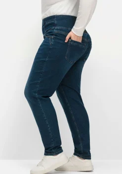 Schmale High-Waist-Jeans in Curvy-Schnitt ANNE<sheego Fashion