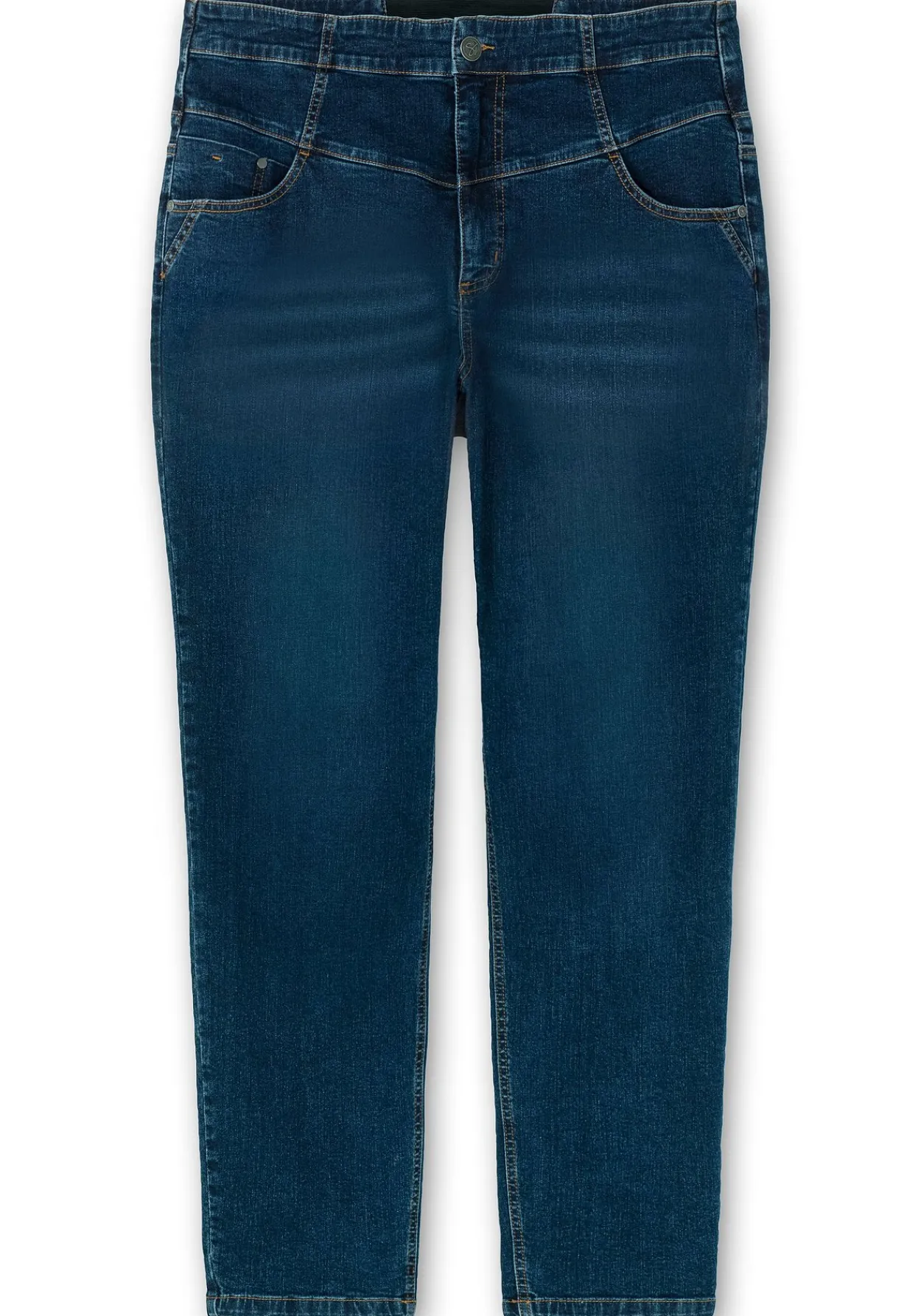 Schmale High-Waist-Jeans in Curvy-Schnitt ANNE<sheego Fashion