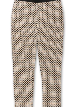Schmale Hose aus Bengalin, mit Grafik-Alloverprint<sheego Discount