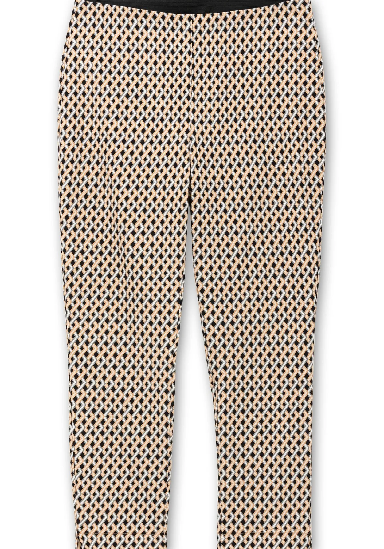 Schmale Hose aus Bengalin, mit Grafik-Alloverprint<sheego Discount