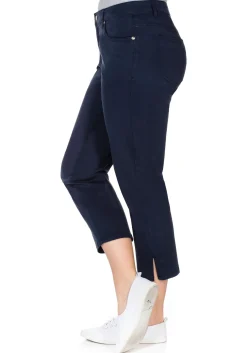 Schmale 7/8-Hose aus elastischem Baumwoll-Twill<sheego Clearance