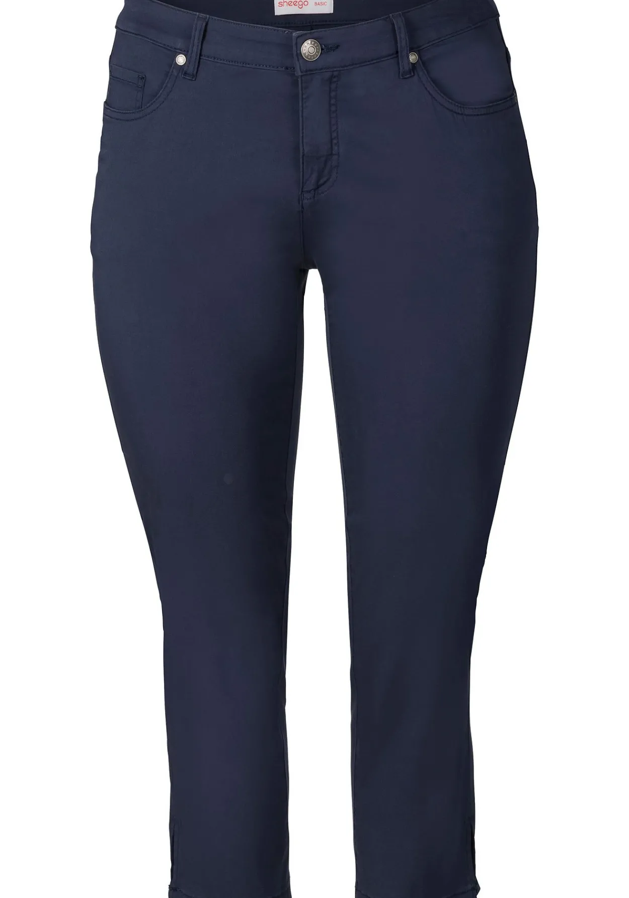 Schmale 7/8-Hose aus elastischem Baumwoll-Twill<sheego Clearance