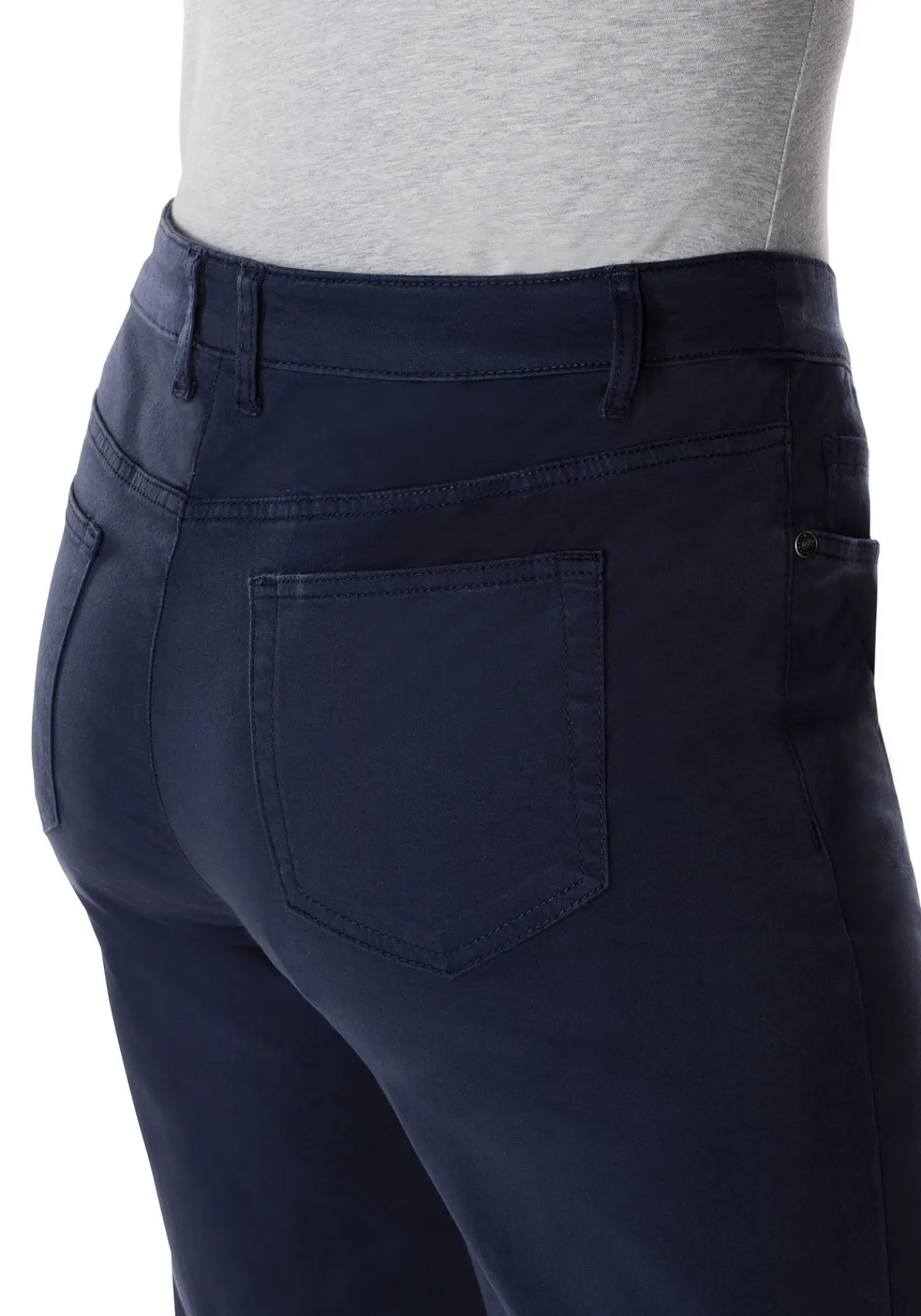 Schmale 7/8-Hose aus elastischem Baumwoll-Twill<sheego Clearance