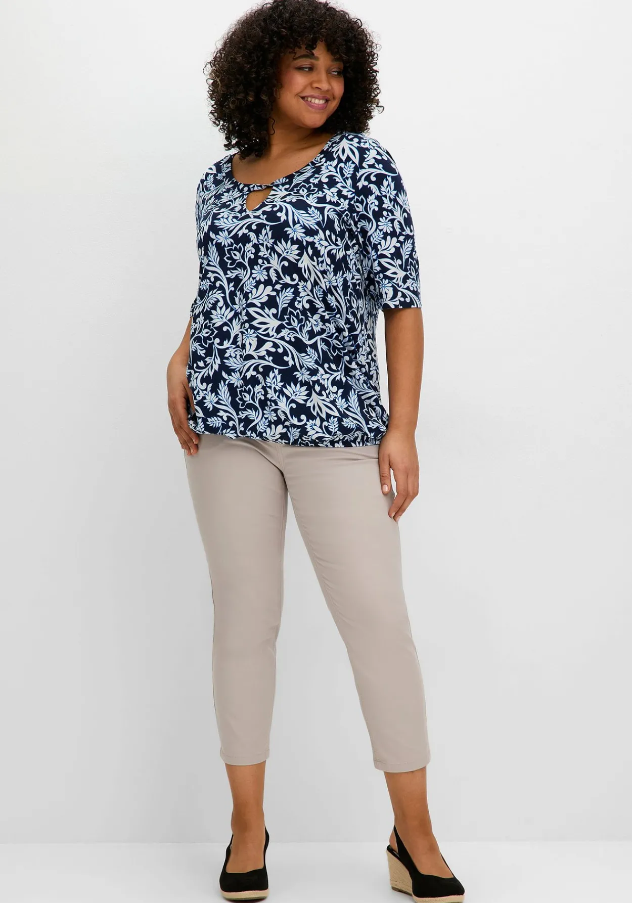 Schmale 7/8-Hose im Curvy-Schnitt SUSANNE<sheego Outlet
