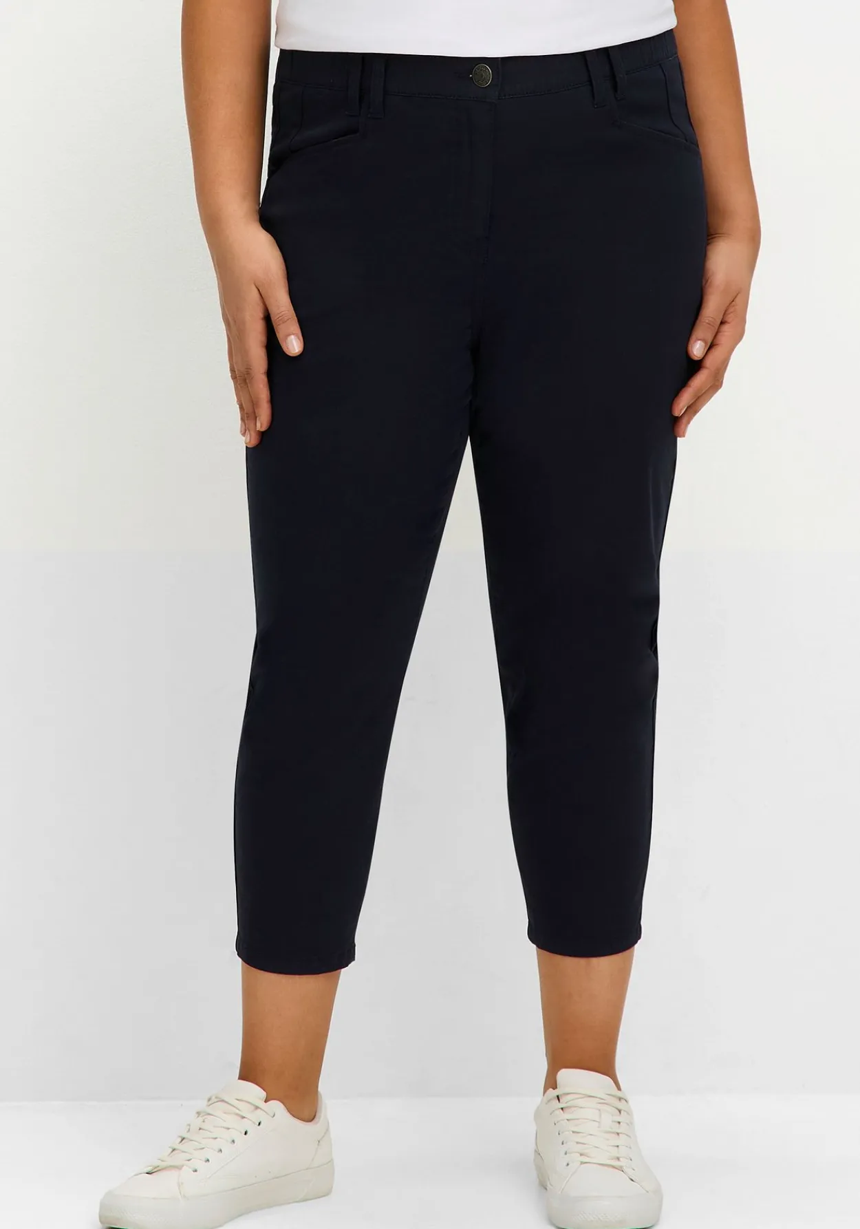 Schmale 7/8-Hose mit Gummibund<sheego Clearance