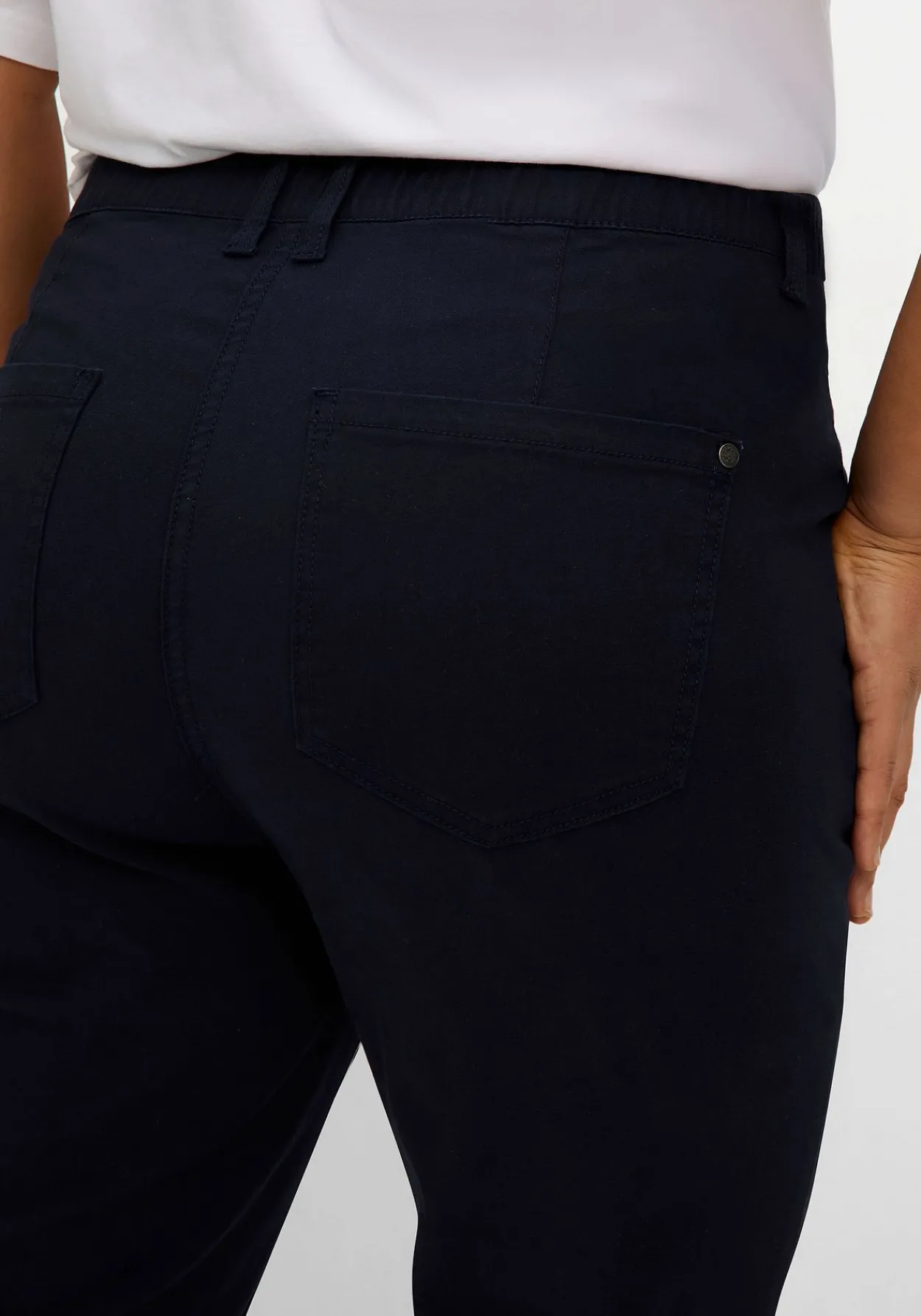 Schmale 7/8-Hose mit Gummibund<sheego Clearance