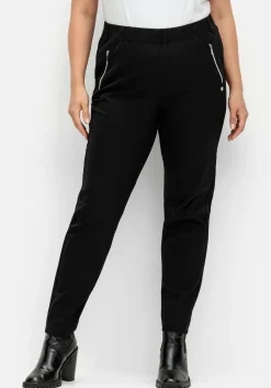 Schmale Hose mit Stretchbund, aus Scuba-Qualität<sheego Sale