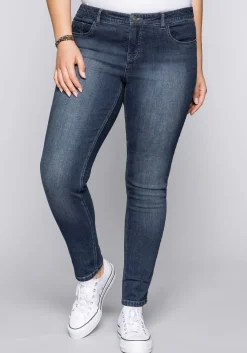 Schmale Jeans im Curvy-Schnitt SUSANNE<sheego Discount