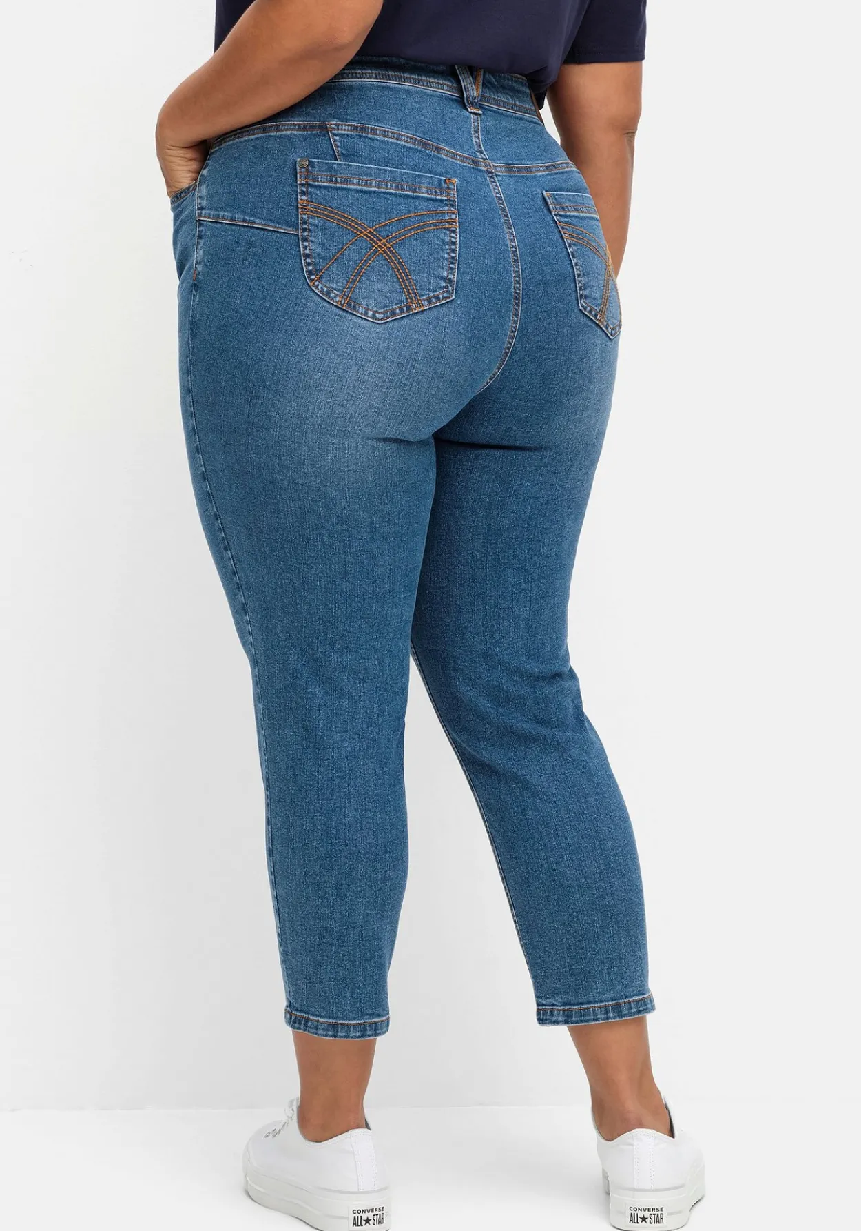 Schmale 7/8-Jeans im Curvy-Schnitt SUSANNE<sheego Best