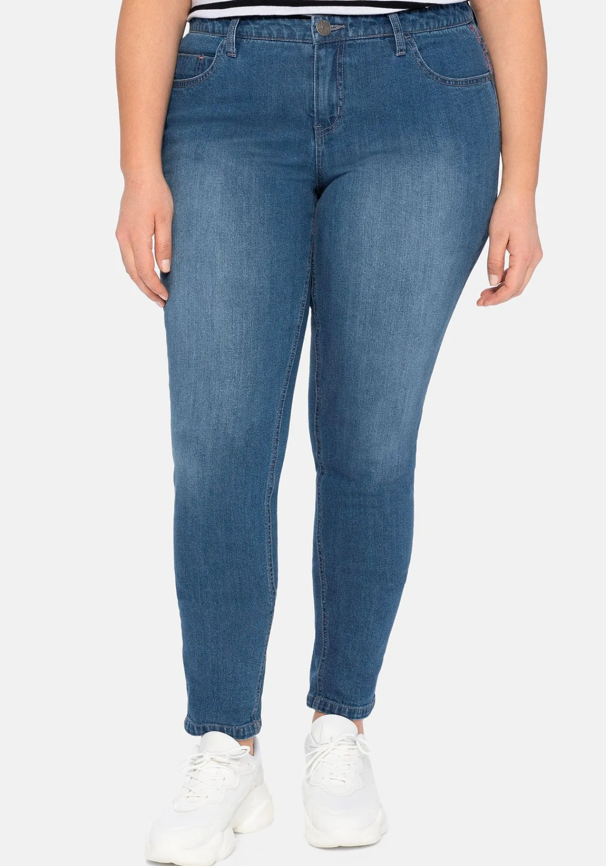 Schmale Jeans im Curvy-Schnitt SUSANNE<sheego Clearance