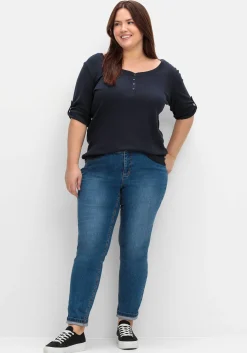 Schmale Jeans in Curvy-Schnitt VERENA<sheego Outlet
