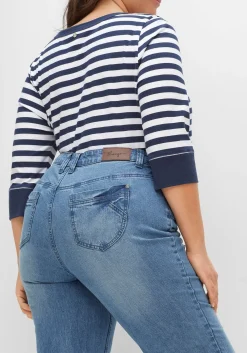 Schmale 7/8-Jeans mit Destroyed-Effekten<sheego Sale