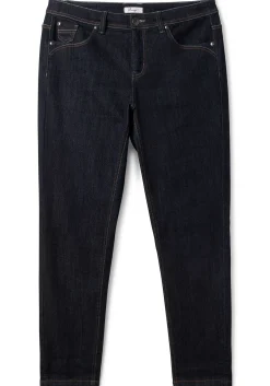 Schmale Jeans mit Kontrastnähten<sheego Discount