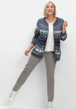 Schmale Jeans mit Stretchbund, ohne Taschen<sheego Clearance