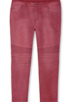 Schmale Jeans mit Ziernieten und Biesen<sheego Outlet