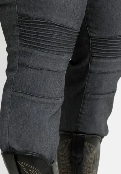 Schmale Jeans mit Ziernieten und Biesen<sheego Hot