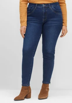 Schmale Jeans mit Zippern am Saumabschluss<sheego New