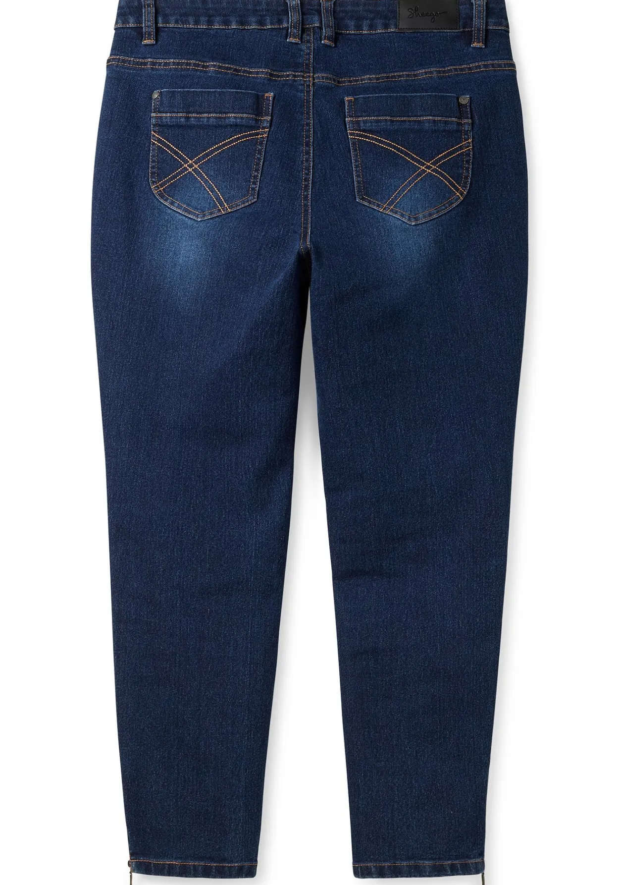 Schmale Jeans mit Zippern am Saumabschluss<sheego New