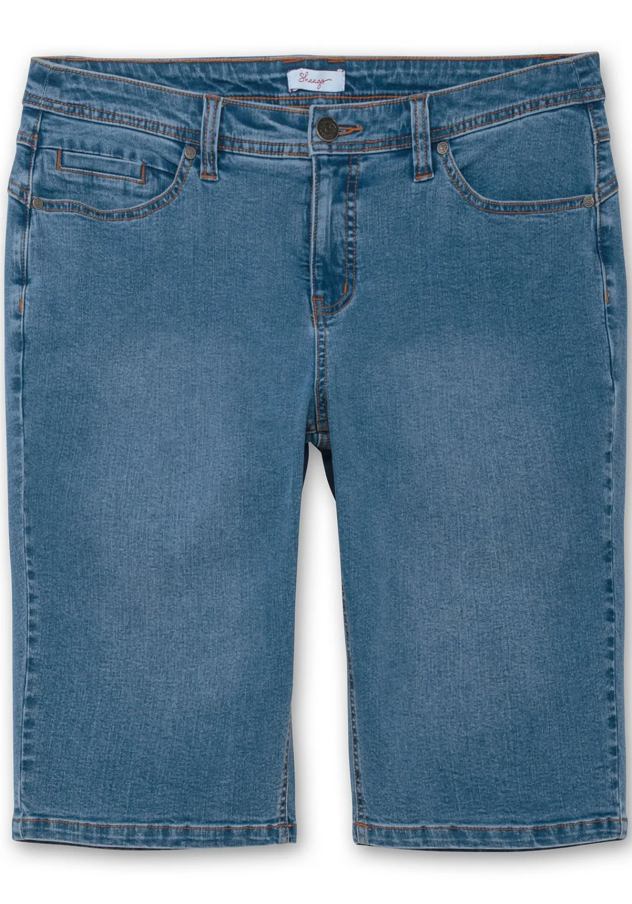 Schmale Jeans-Bermudas im Curvy-Schnitt PIA<sheego Sale