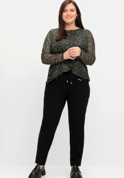 Schmale Joggpants im Cargostil, mit Komfortbund<sheego Clearance
