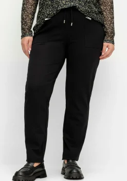 Schmale Joggpants im Cargostil, mit Komfortbund<sheego Clearance