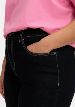 Schmale 5-Pocket-Jeans in cleaner Optik<sheego Hot