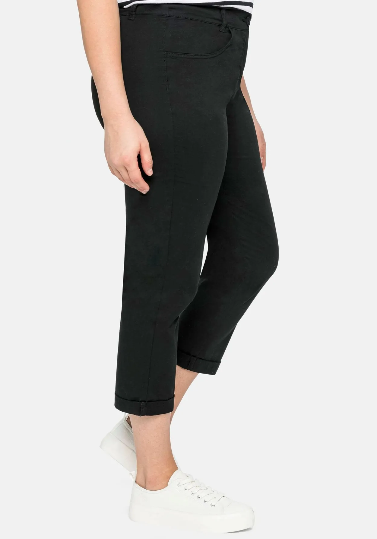 Schmale Stretch-Hose in 7/8-Länge<sheego Sale