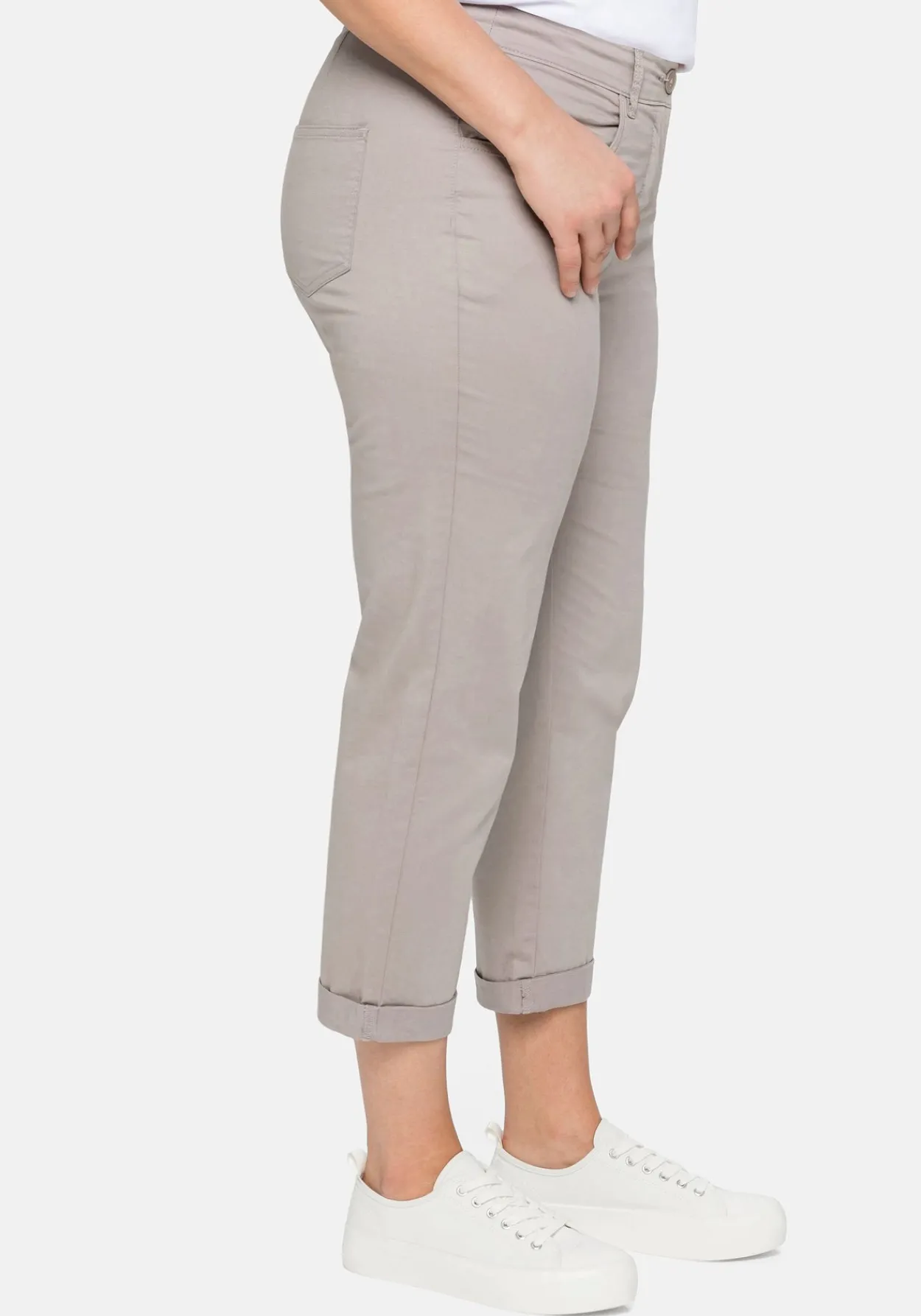 Schmale Stretch-Hose in 7/8-Länge<sheego Fashion