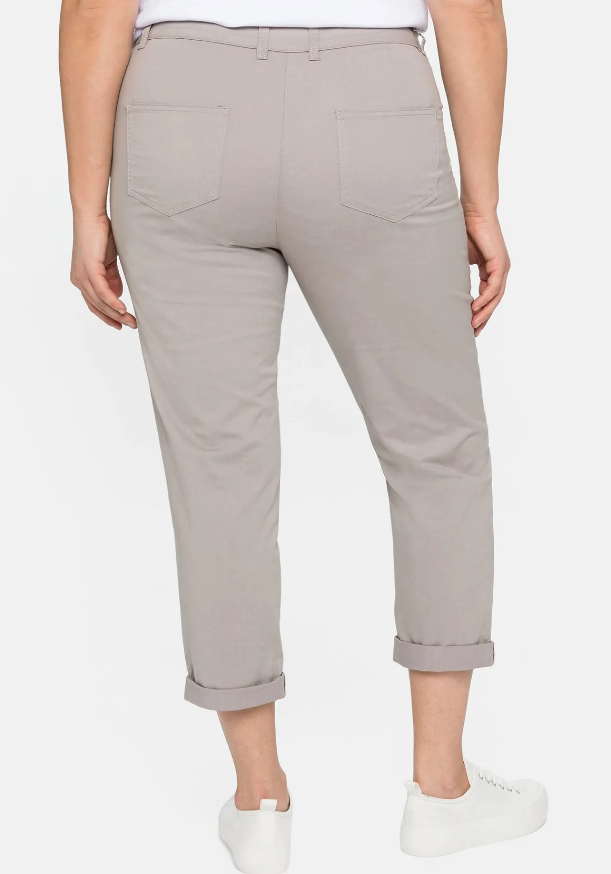 Schmale Stretch-Hose in 7/8-Länge<sheego Fashion
