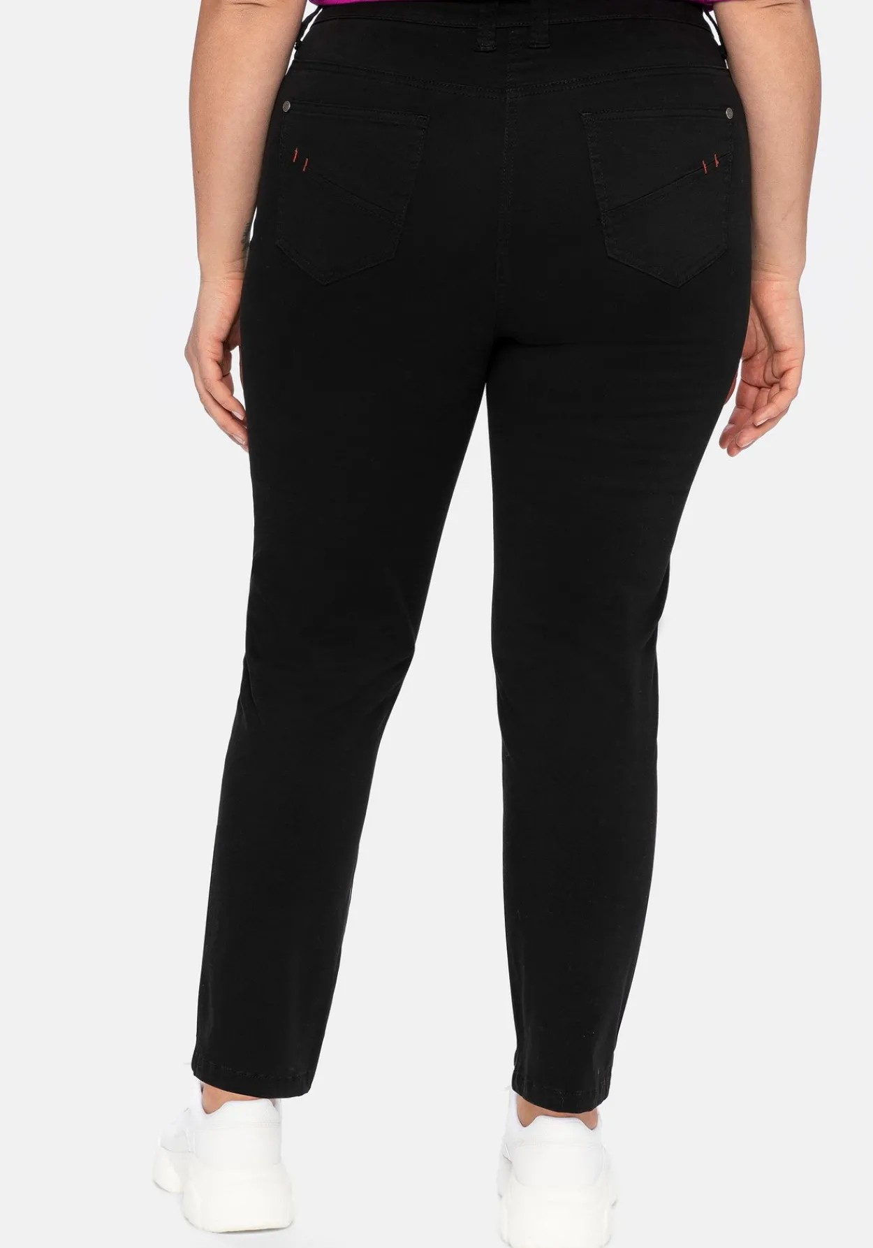 Schmale Stretchhose in Twill-Qualität<sheego Online