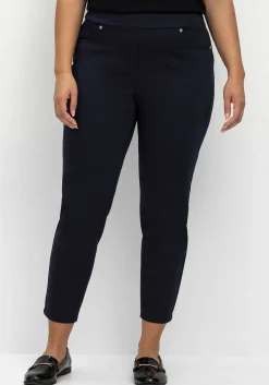 Schmale 7/8-Stretchhose mit elastischem Bund<sheego Outlet