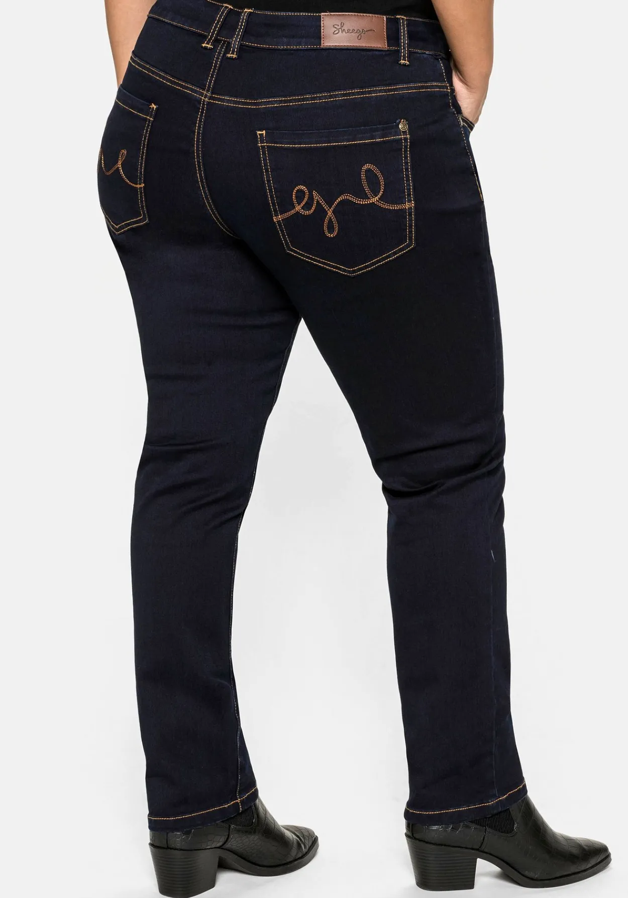 Schmale Stretch-Jeans im 5-Pocket-Stil<sheego Clearance