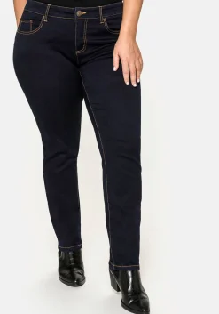 Schmale Stretch-Jeans im 5-Pocket-Stil<sheego Clearance