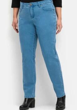 Schmale Stretch-Jeans im 5-Pocket-Stil<sheego Discount