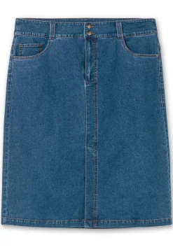 Schmaler Jeansrock im Curvy-Schnitt MANUELA<sheego Fashion