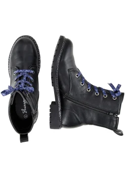 Schnürboots in Crinkle-Optik<sheego Best