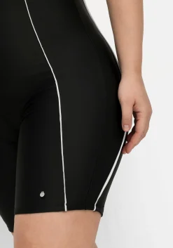 Schwimmanzug mit Reißverschluss und kurzem Bein<sheego Hot