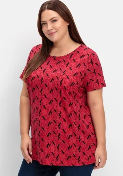 Shirt aus Jersey, mit Alloverdruck<sheego New
