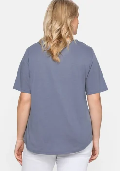 Shirt im Trachtenlook, mit Pailletten<sheego New