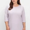 Shirt in Piqué-Qualität mit 3/4-Ärmeln<sheego New