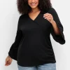 Shirt in Wickeloptik, mit Volantärmeln<sheego by Joe Browns Online