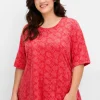 Shirt mit Alloverprint, leicht tailliert<sheego Sale