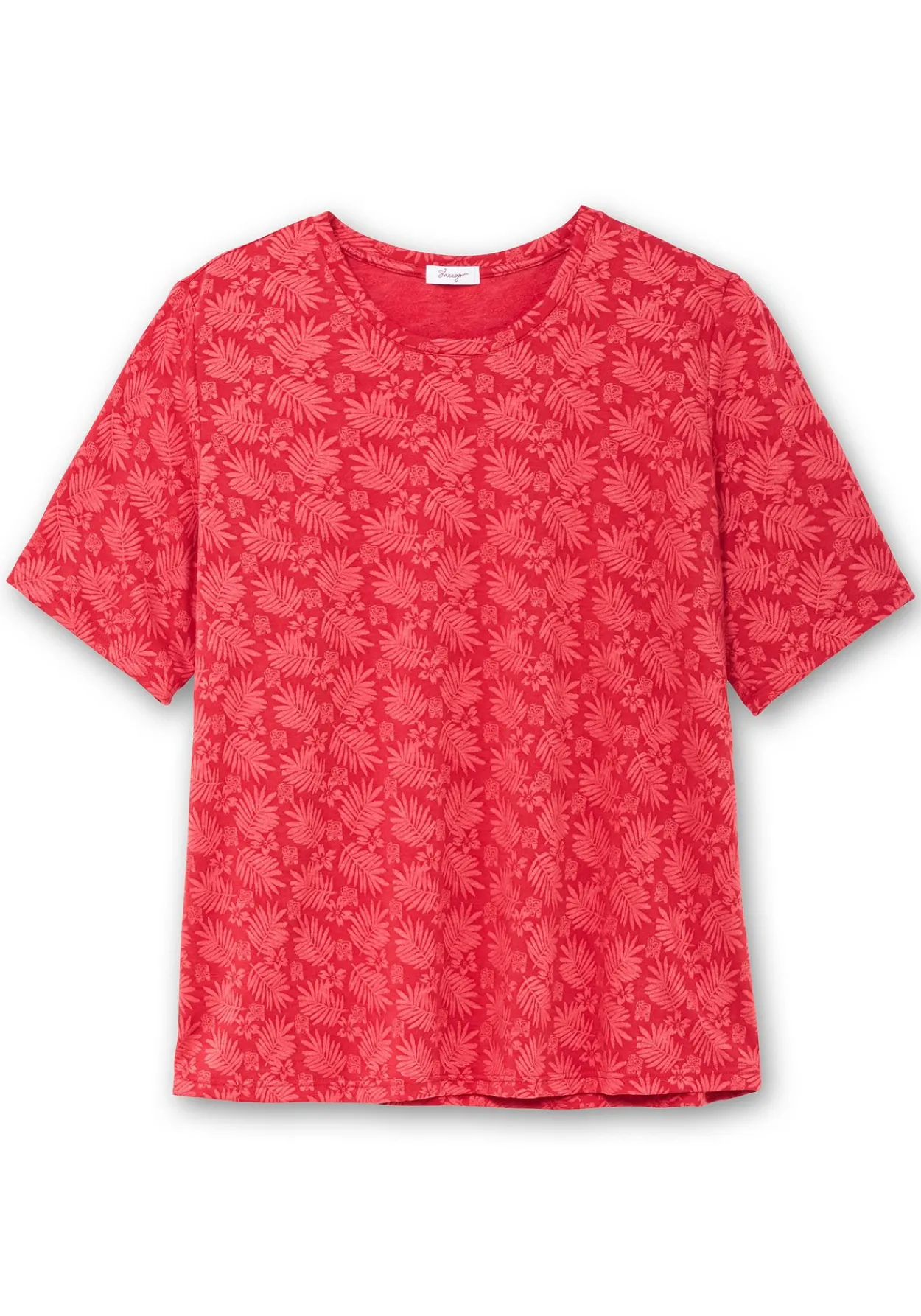 Shirt mit Alloverprint, leicht tailliert<sheego Sale